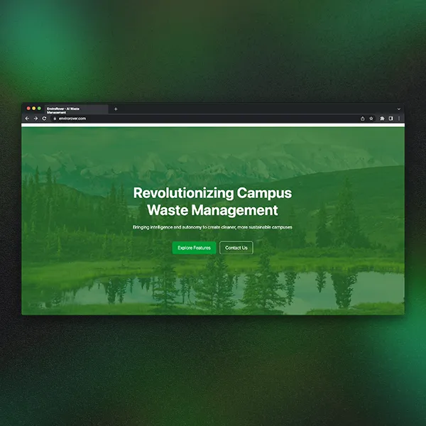 EnviroRover mobile app screenshot